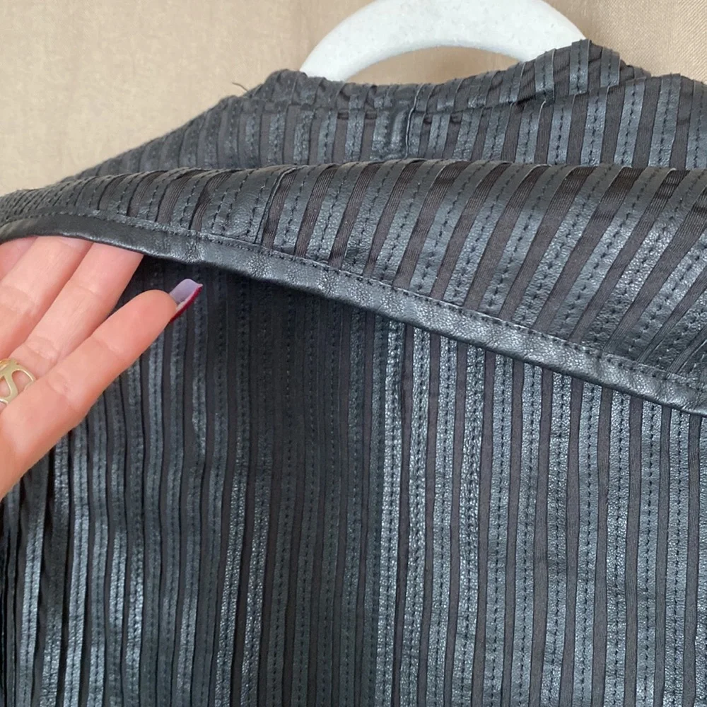 My Tribe Black Leather Jacket - Picture 16 of 16